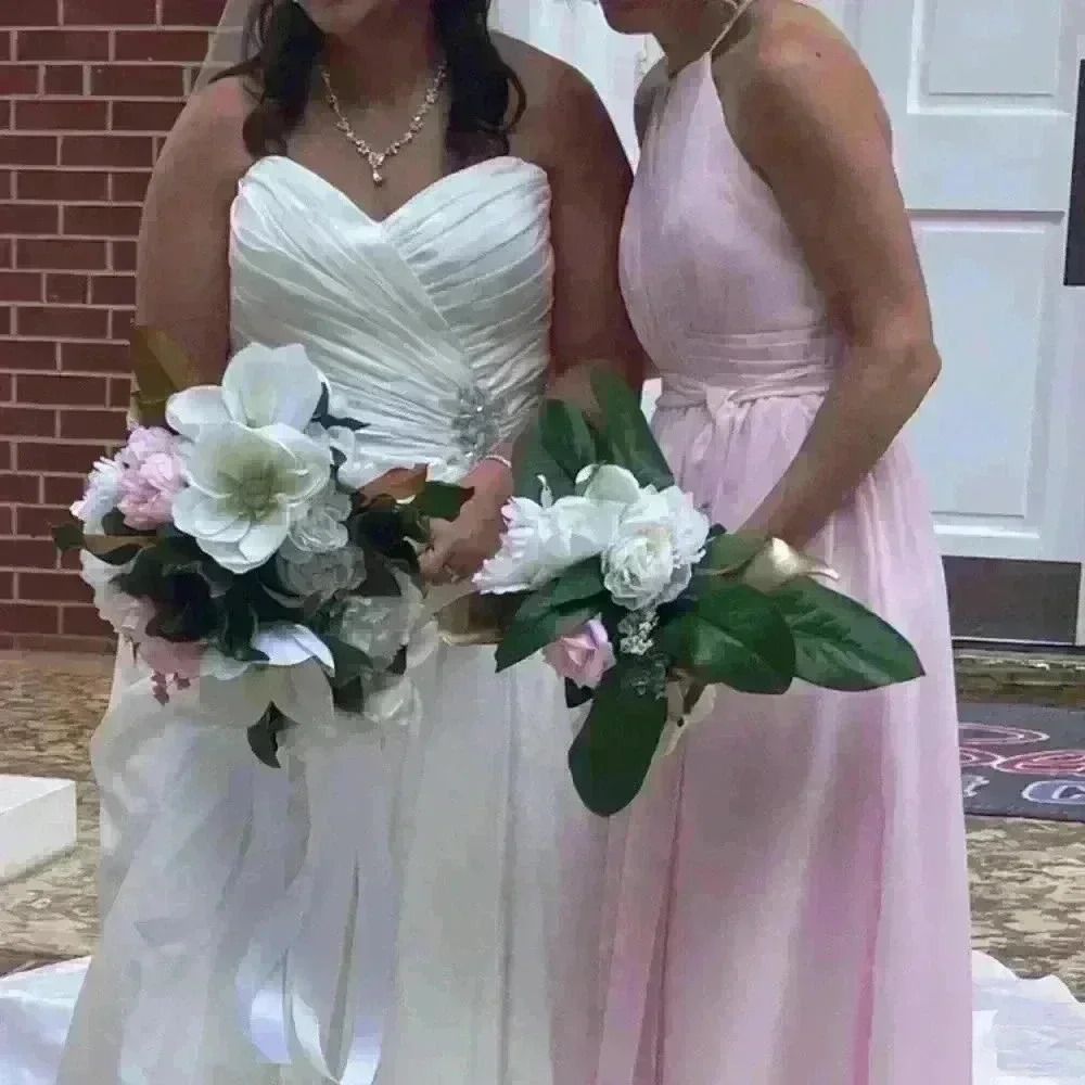 Blush pink bridesmaid dress - Picture 4 of 4